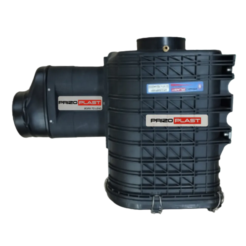 Heavy-duty plastic air intake filter housing for trucks