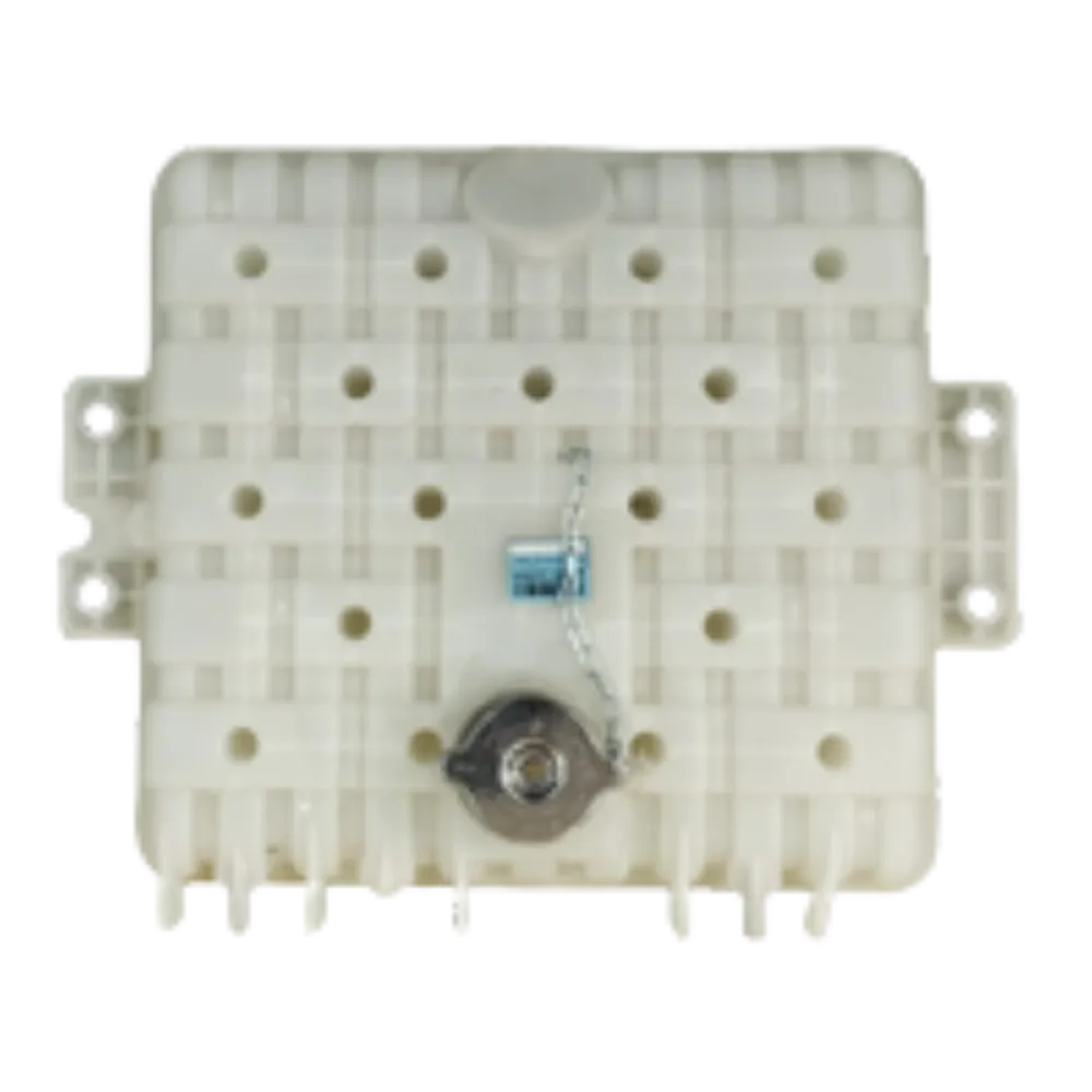 Automotive plastic radiator fan shroud housing