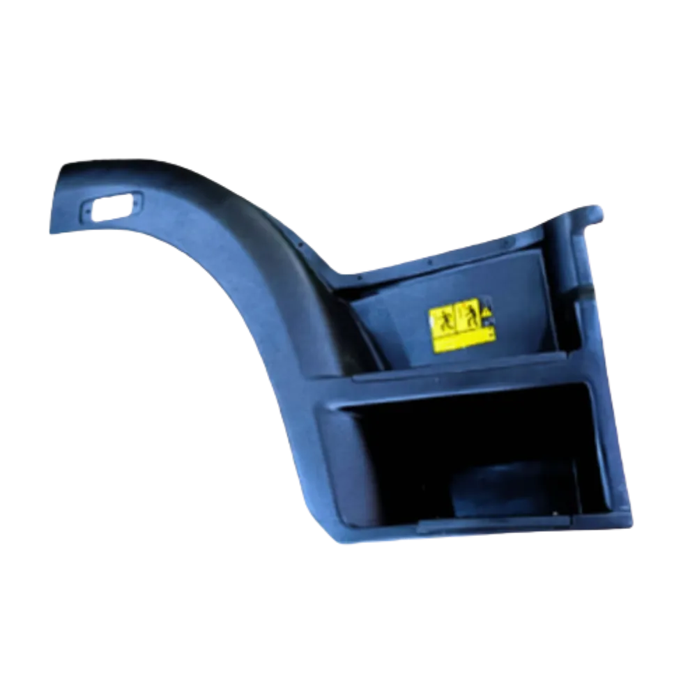 Blue automotive plastic ducting component