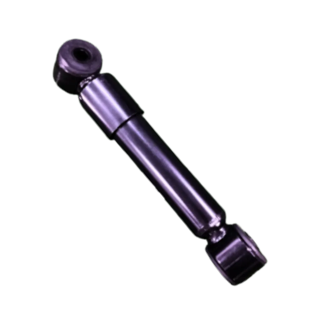 Compact hydraulic shock absorber for commercial vehicles