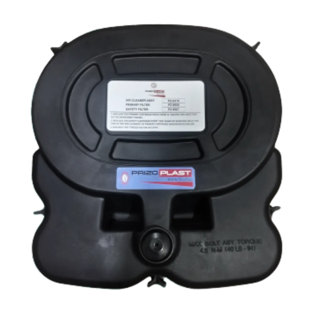 Oval automotive plastic air cleaner box